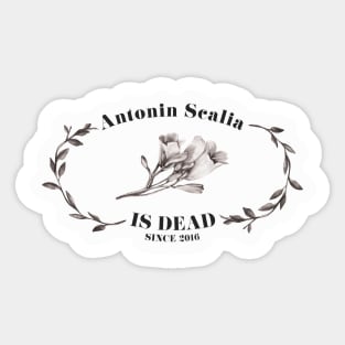 Scalia Since 2016 - Black Text Sticker